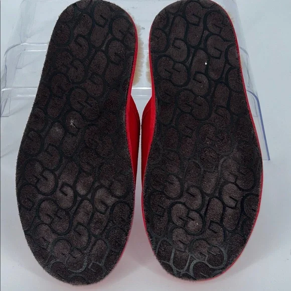 UGG SCUFF TERRACOTTA SUEDE MOCCASIN SLIP ON SLIPPER - Picture 8 of 10